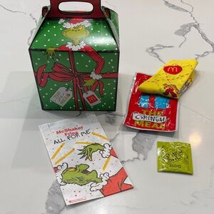 McDonald's Green and Red Grinch Box Set